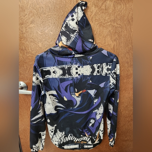 My Hero Academia Tokoyami Kids Size Medium Anime Graphic Hoodie - Picture 2 of 5